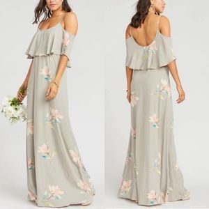 NWT Show Me Your Mumu Caitlin Maxi XXL Lily Gray.